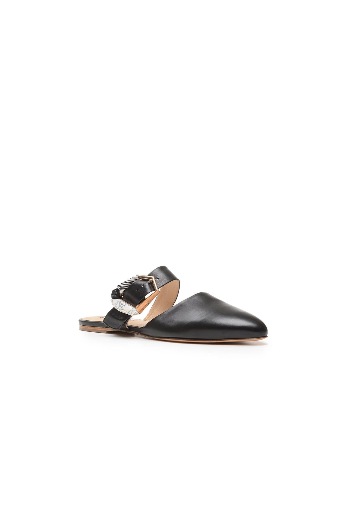 Black / Mules Savage en cuir - Black
