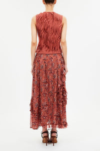 Top Celina sans manches - Chestnut