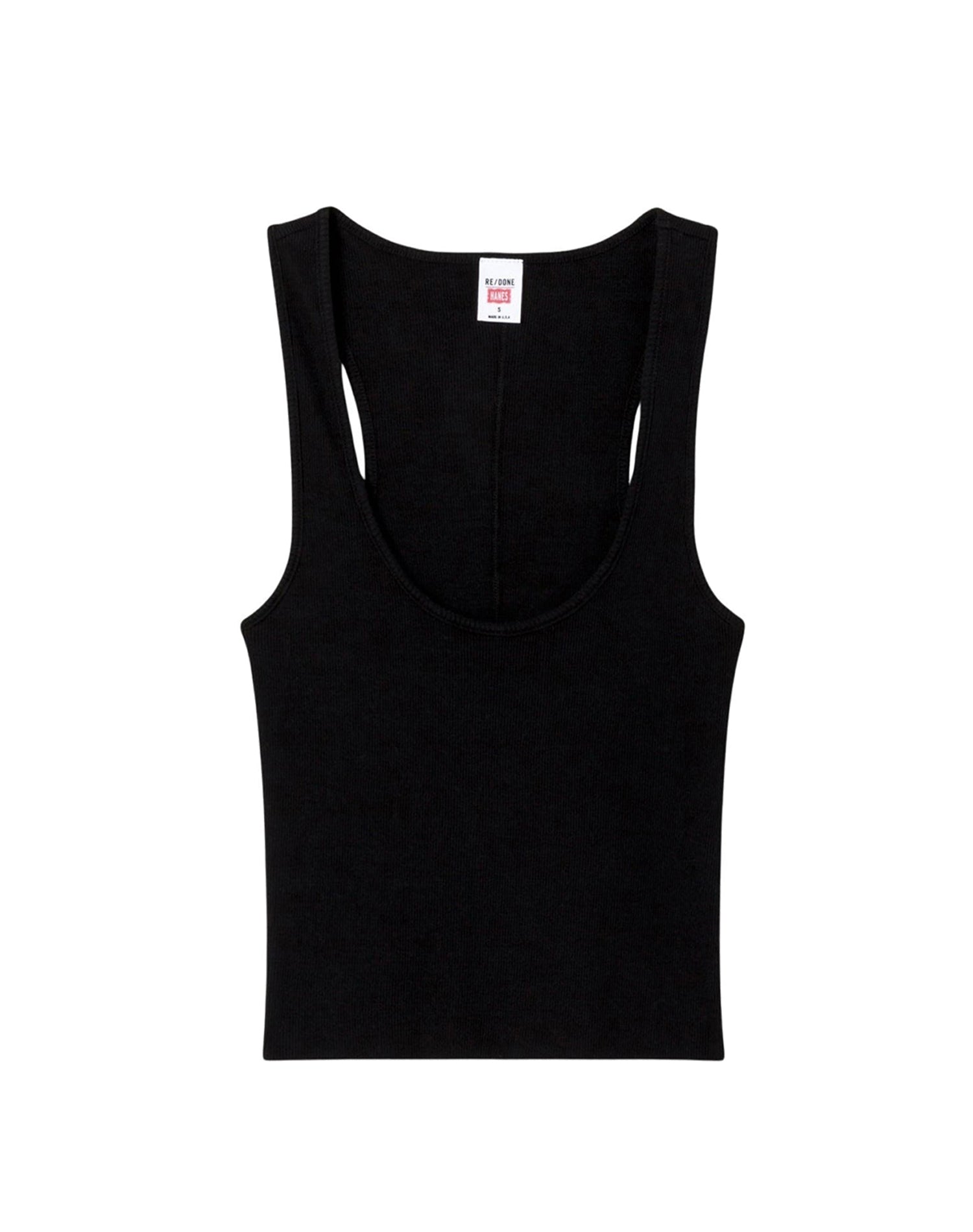 Hanes cut-out tank top - Black