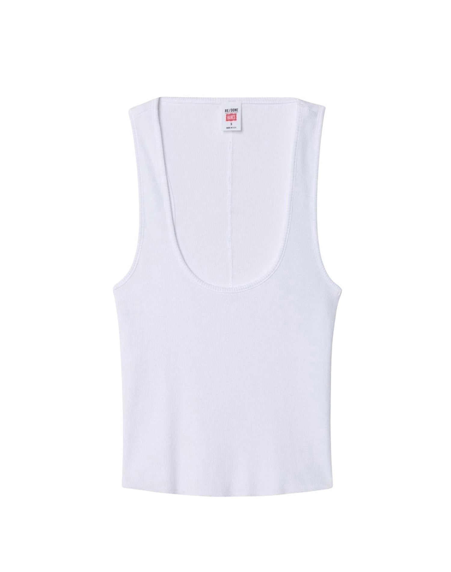 Hanes cut-out tank top - Optic White