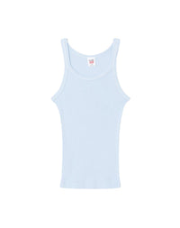 Hanes ribbed tank top - Baby Blue
