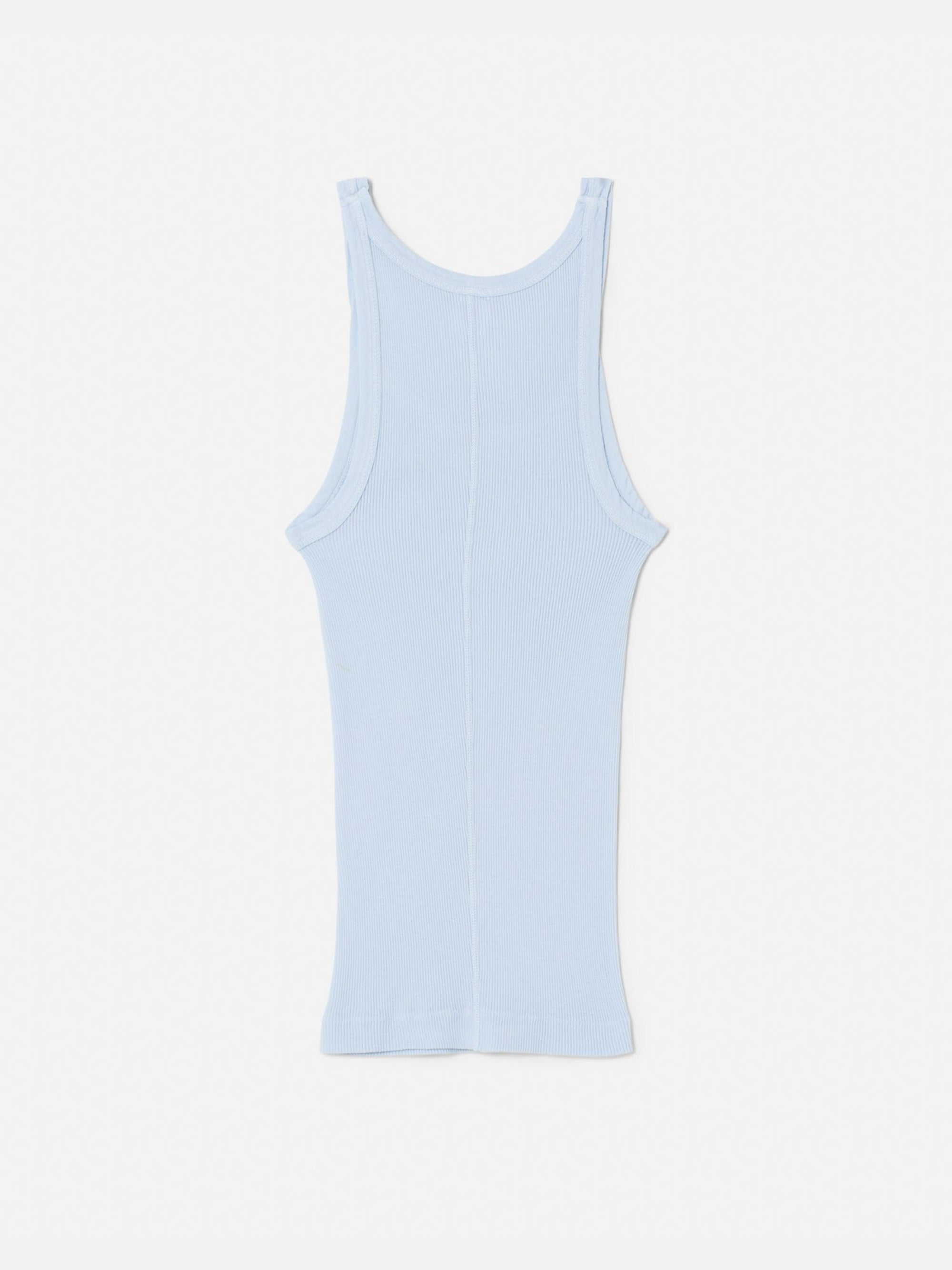 Hanes ribbed tank top - Baby Blue