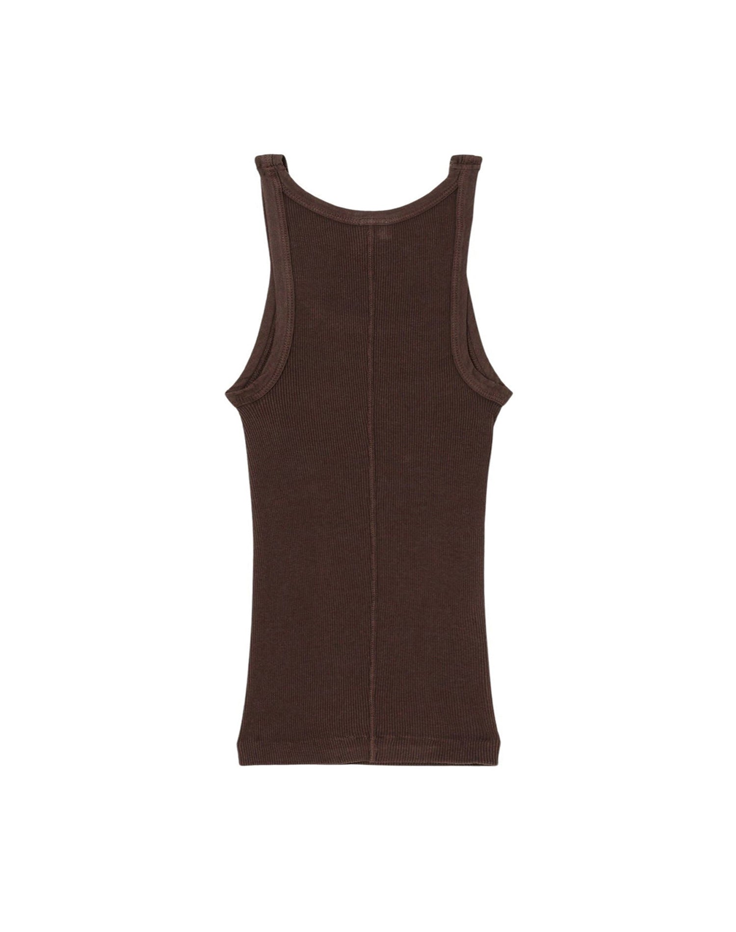 Hanes ribbed tank top - Cocoa