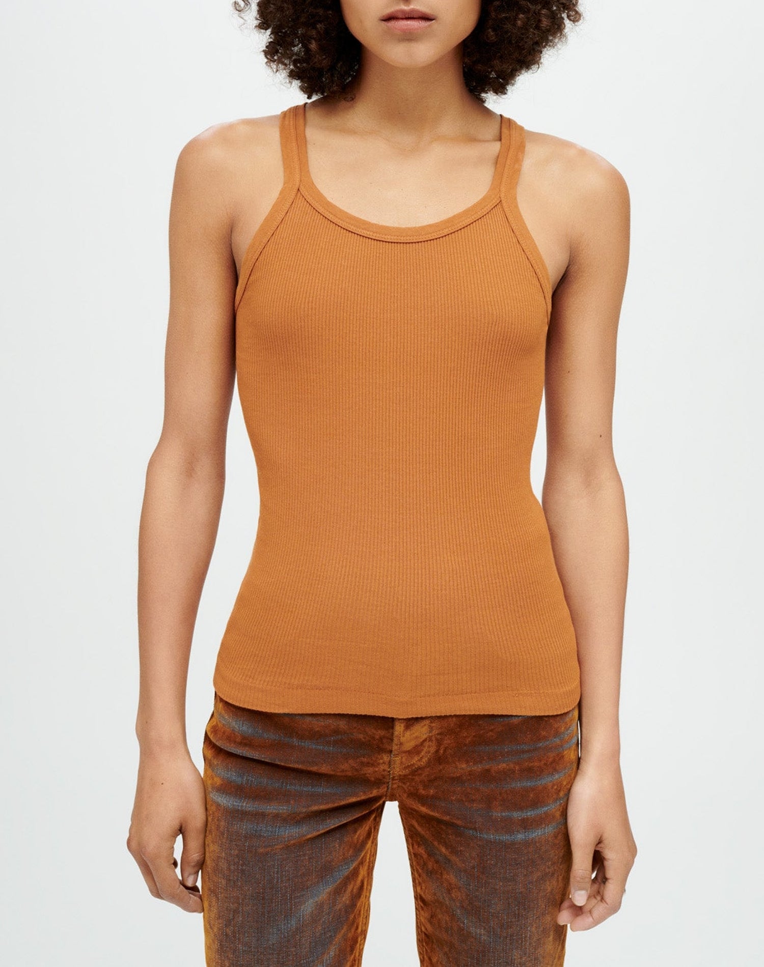 Hanes ribbed tank top - Copper