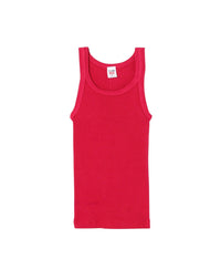 Hanes ribbed tank top - Dragon Fruit