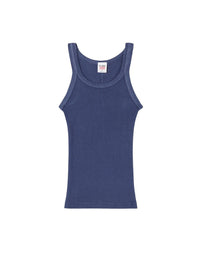 Hanes ribbed tank top - Faded Blue