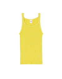 Hanes ribbed tank top - Lime