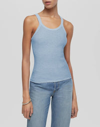 Hanes ribbed tank top - Pacific