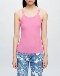 Hanes ribbed tank top - Sakura