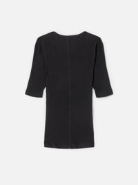 Hanes ribbed T-shirt - Black