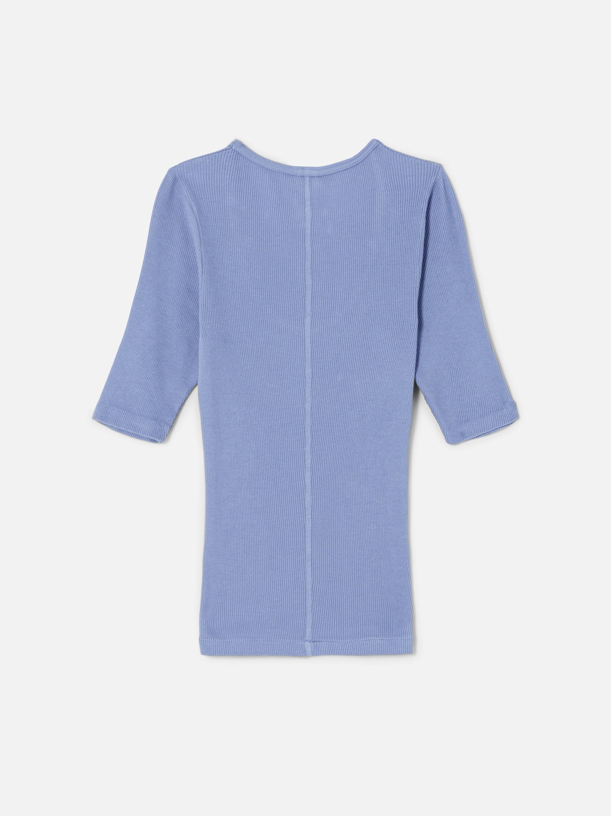 Hanes ribbed T-shirt - Celestial