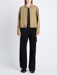 Veste Emerson en popeline de coton - Drab