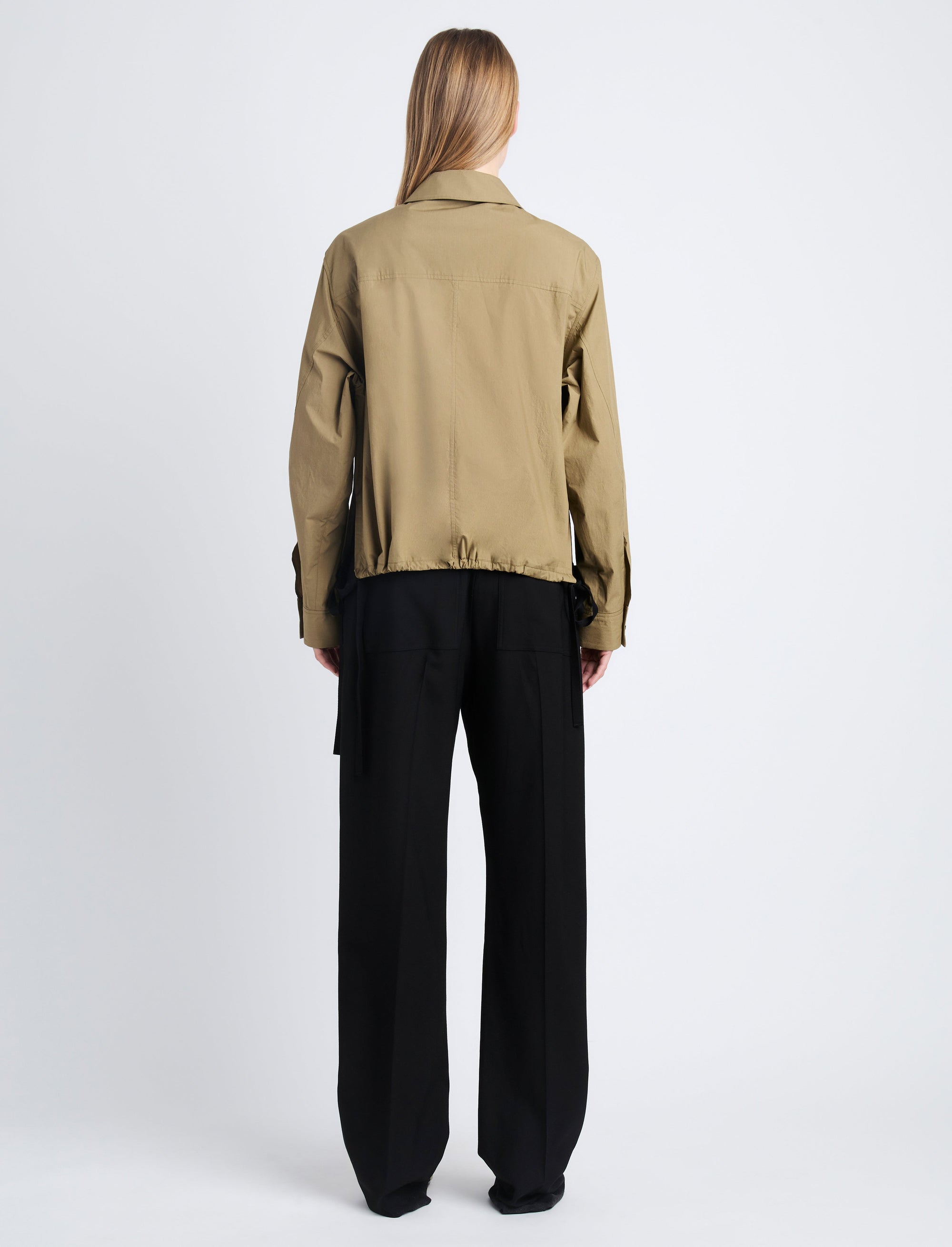 Veste Emerson en popeline de coton - Drab