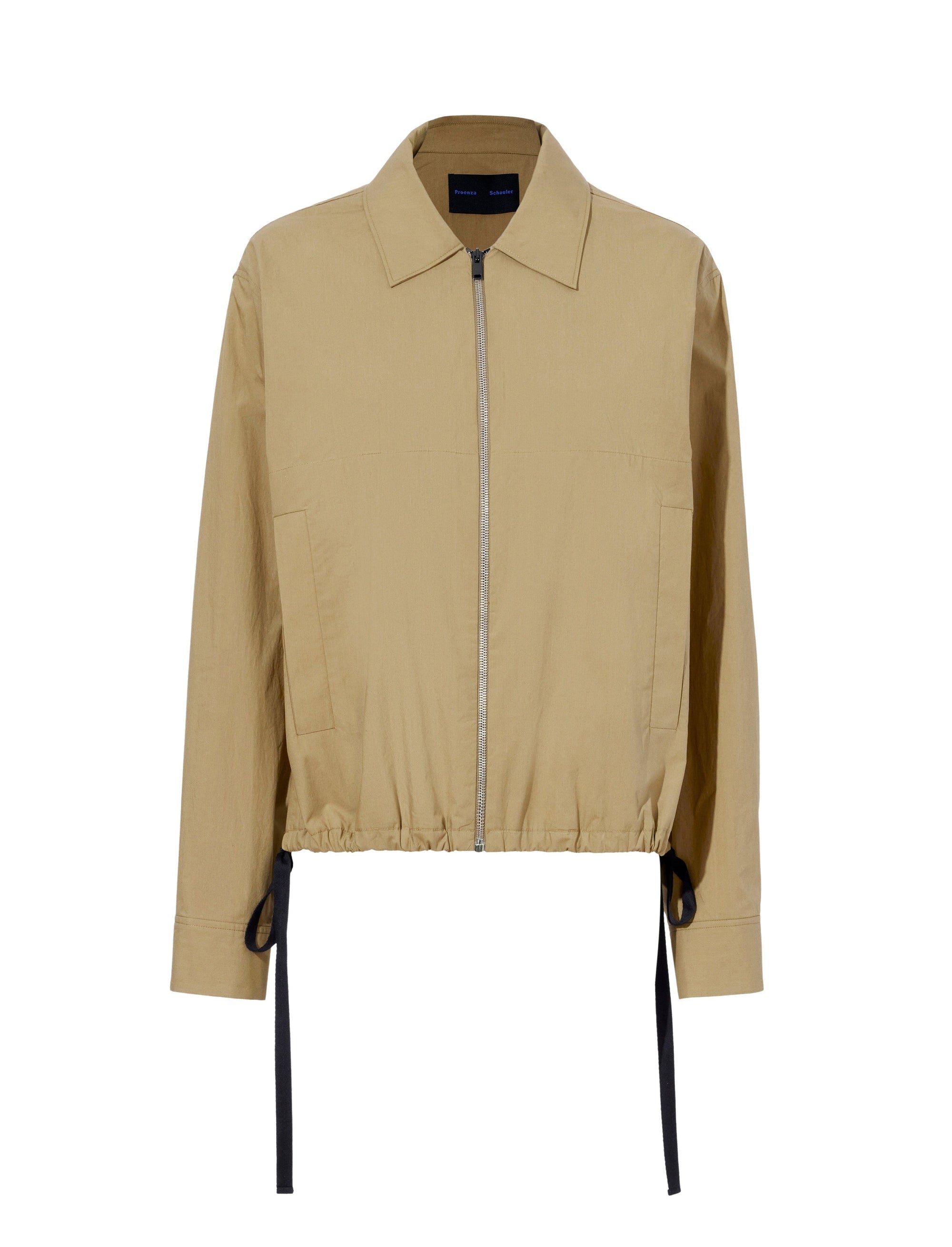 Veste Emerson en popeline de coton - Drab