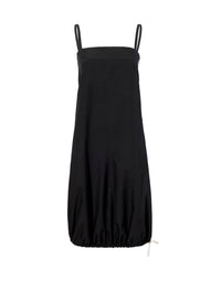 Robe à ourlet froncé - Noir