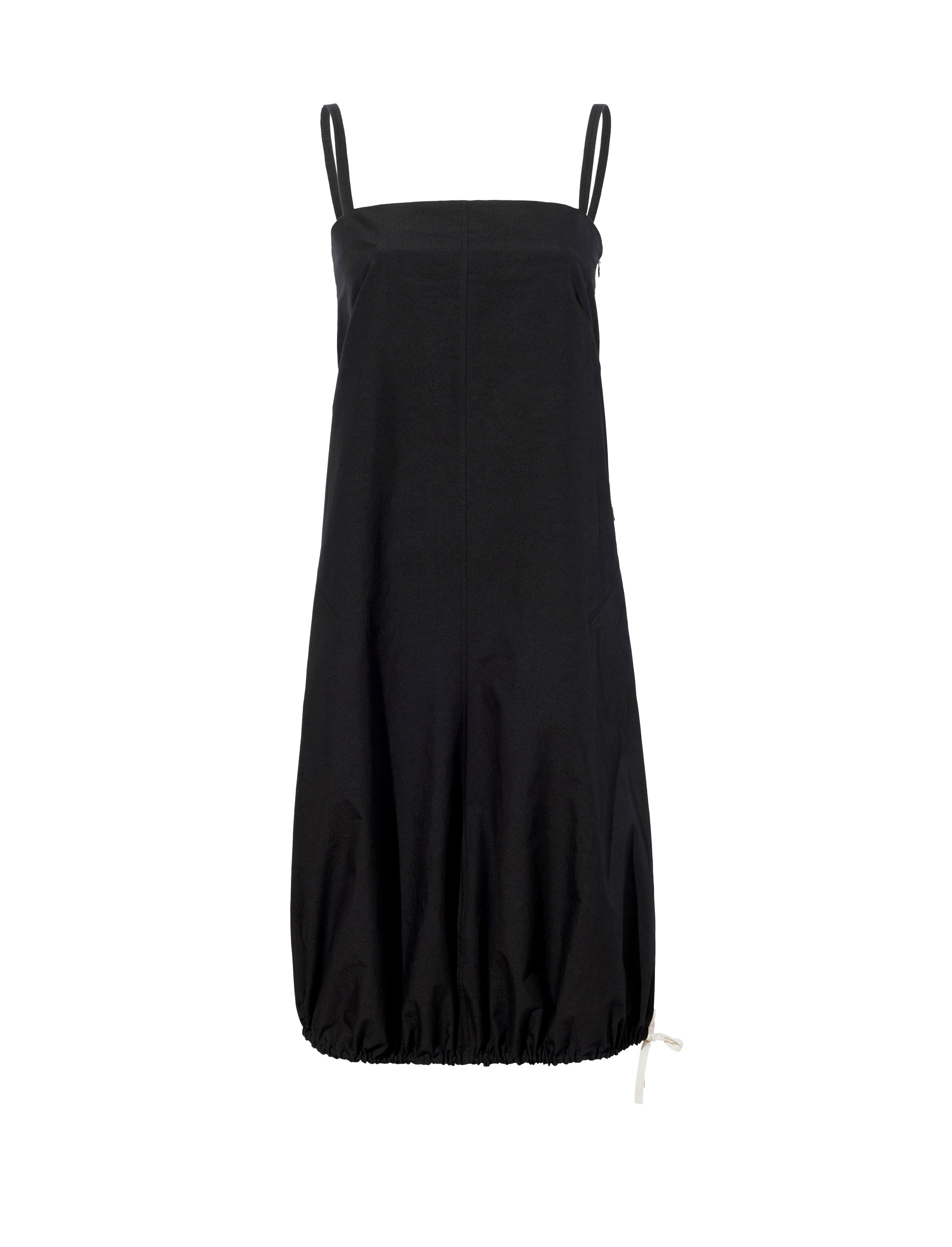 Robe à ourlet froncé - Noir