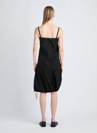 Robe à ourlet froncé - Noir