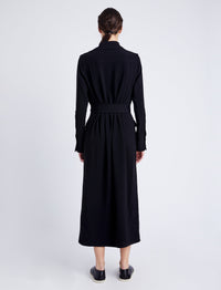 Robe Vanessa en crêpe - Black