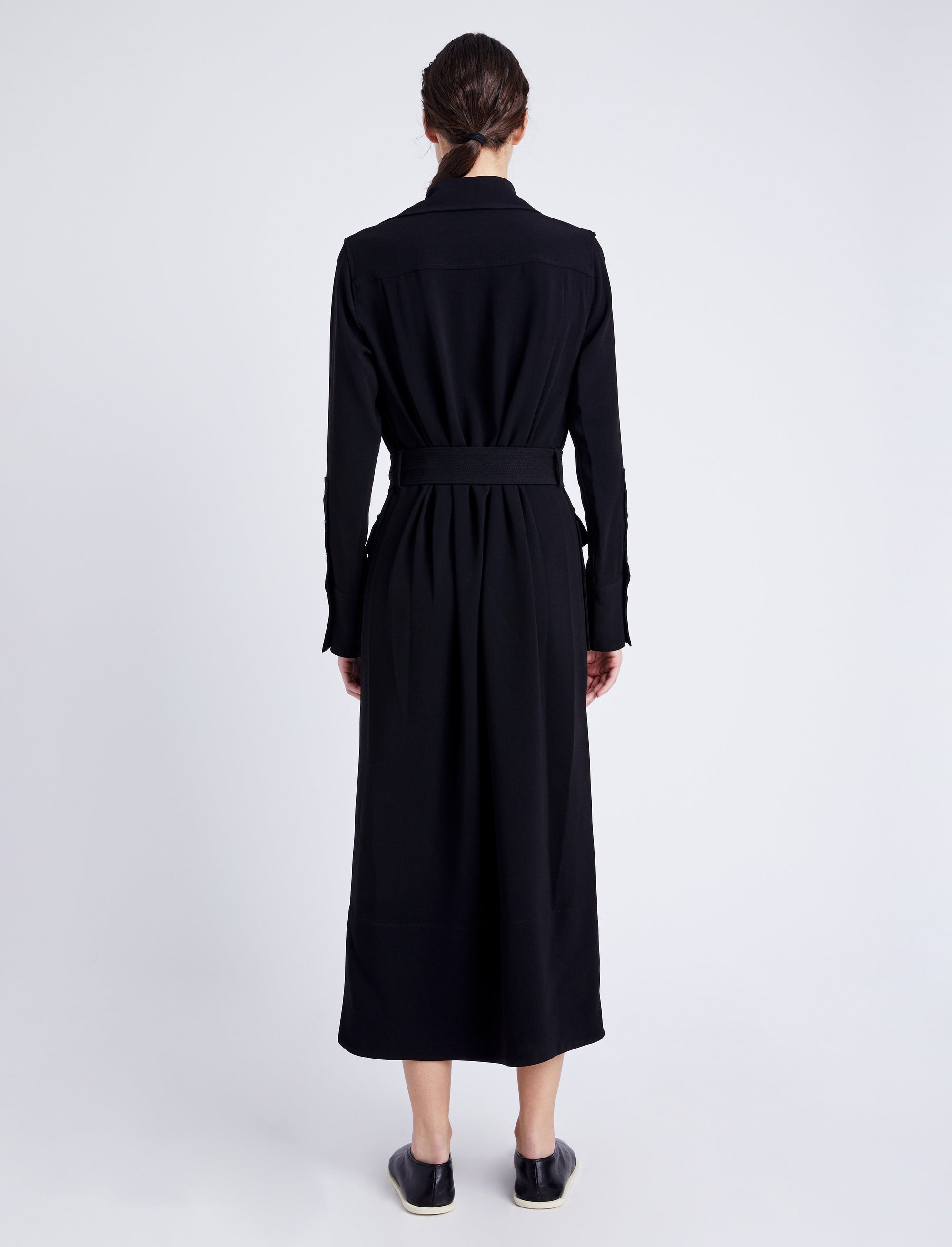 Robe Vanessa en crêpe - Black
