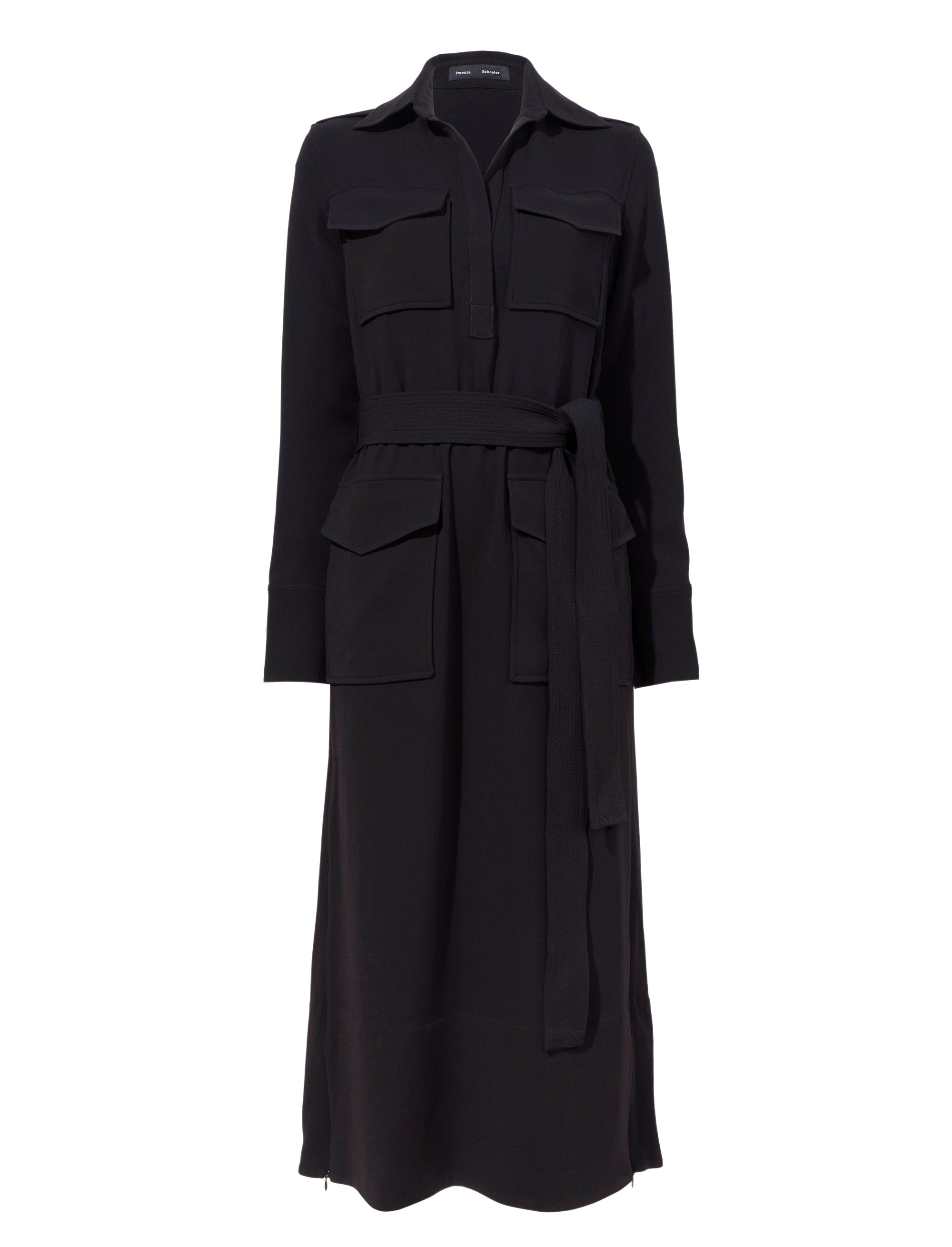 Robe Vanessa en crêpe - Black