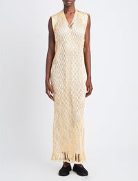 Robe longue Tauba en crochet - Resin