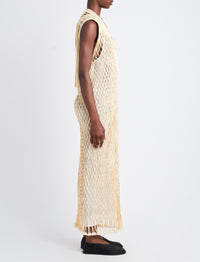 Robe longue Tauba en crochet - Resin