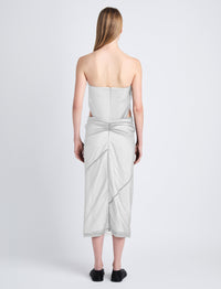 Robe bustier Gwen échancrée - Smoke