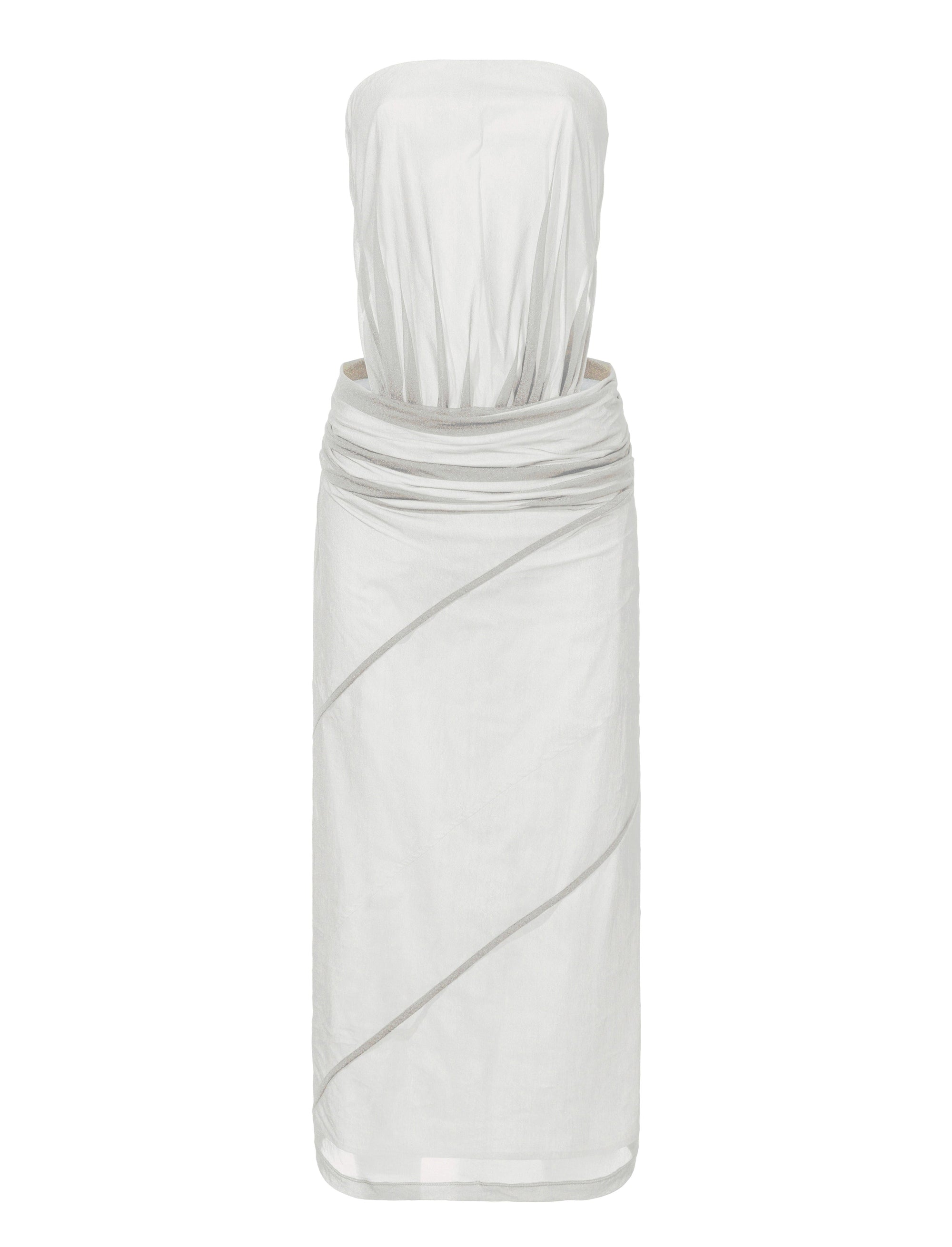 Robe bustier Gwen échancrée - Smoke
