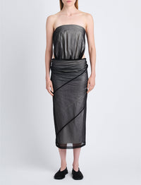 Gwen strapless dress - Black