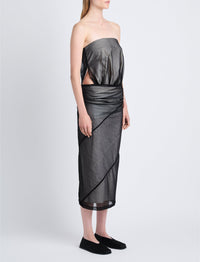 Gwen strapless dress - Black
