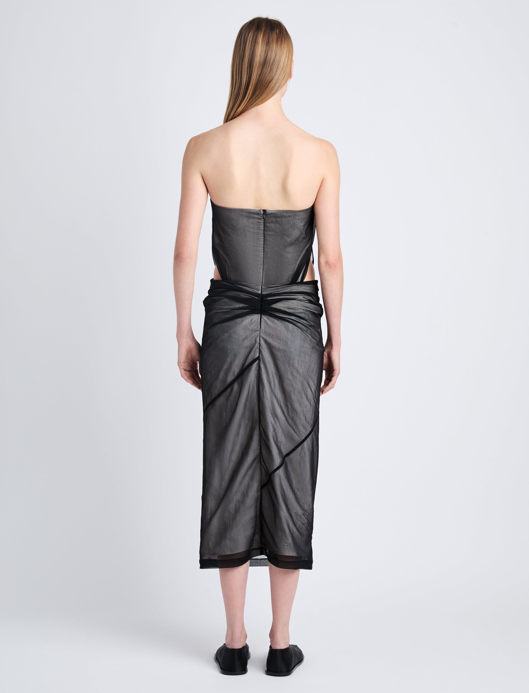 Gwen strapless dress - Black