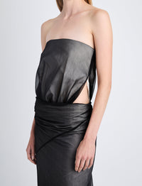 Gwen strapless dress - Black