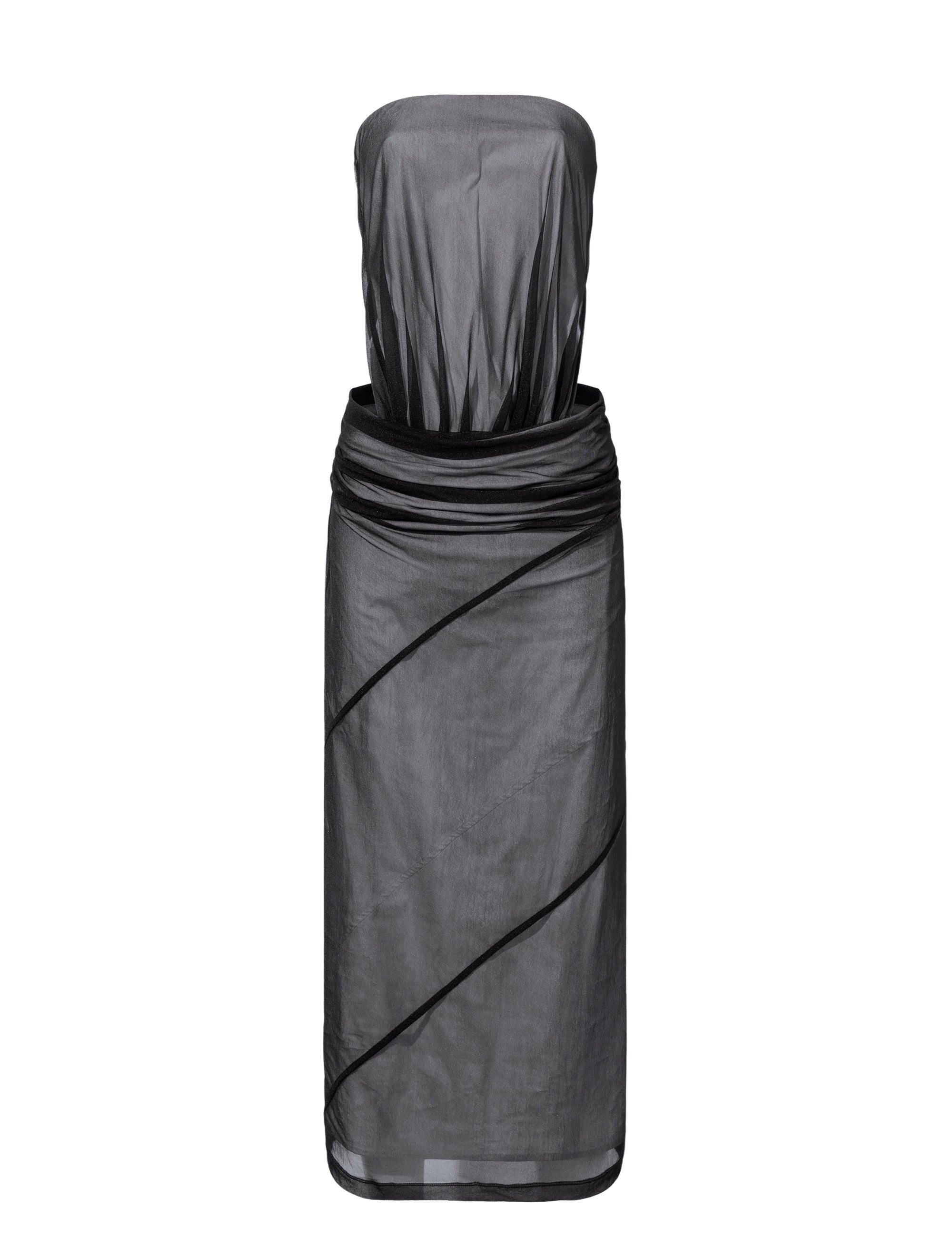 Gwen strapless dress - Black