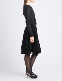 Pull fin Dara à manches longues - Black