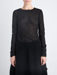 Pull fin Dara à manches longues - Black