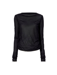Pull fin Dara à manches longues - Black