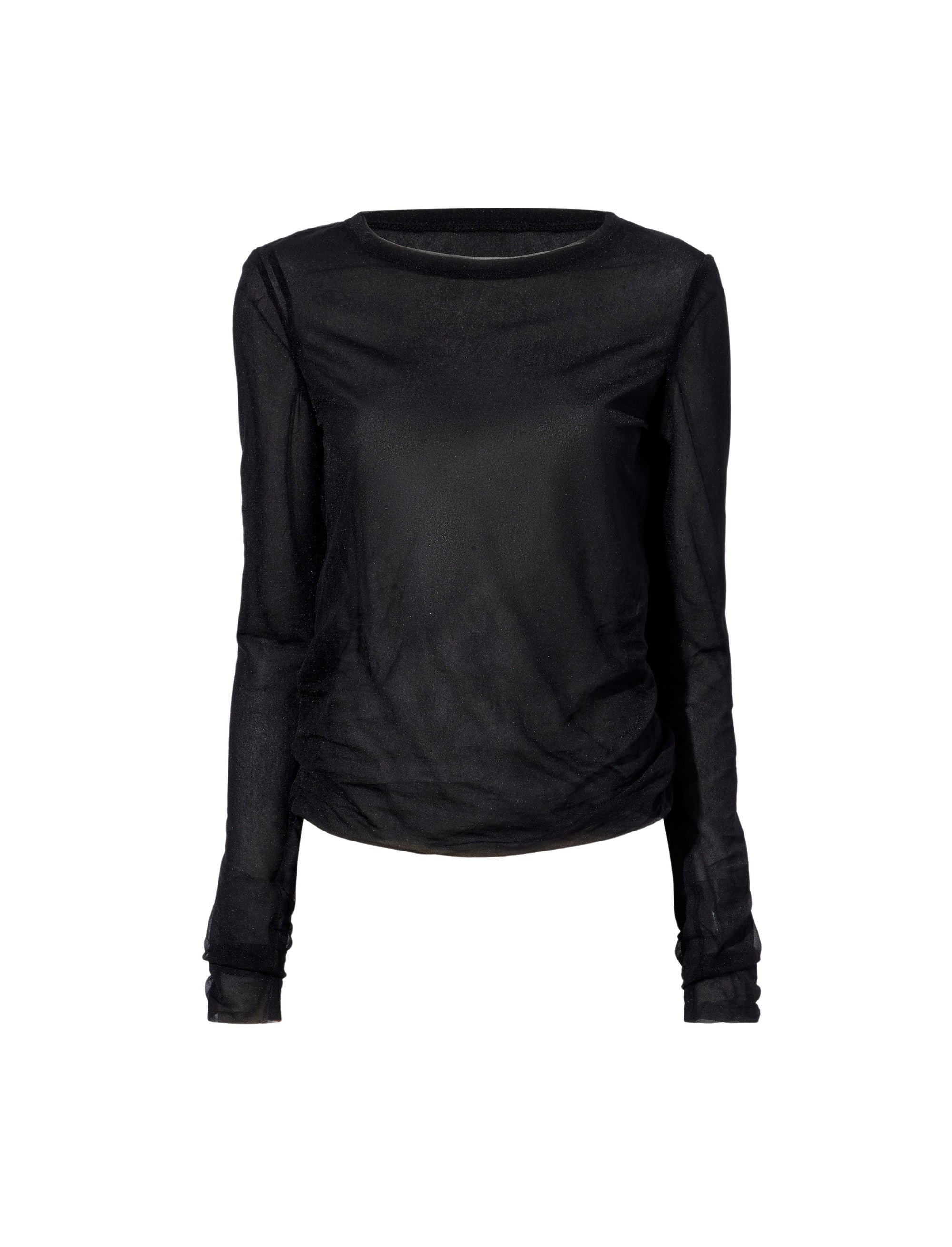 Pull fin Dara à manches longues - Black