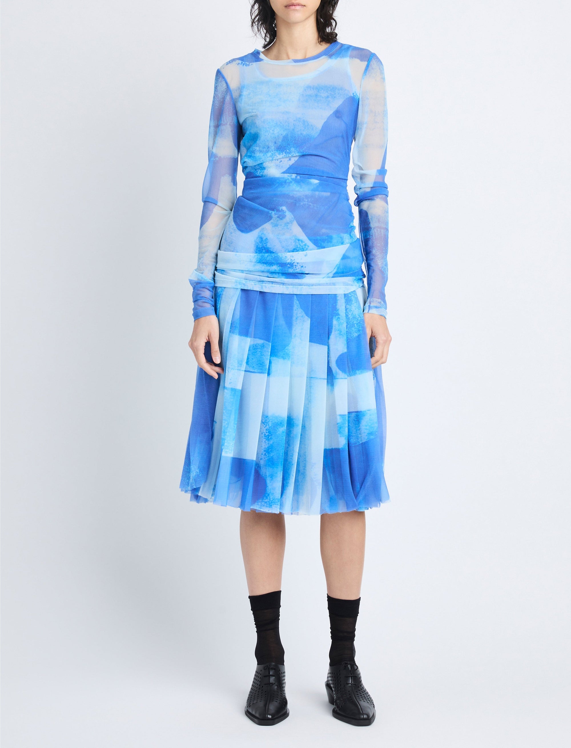 Jupe fluide Judy - Cerulean
