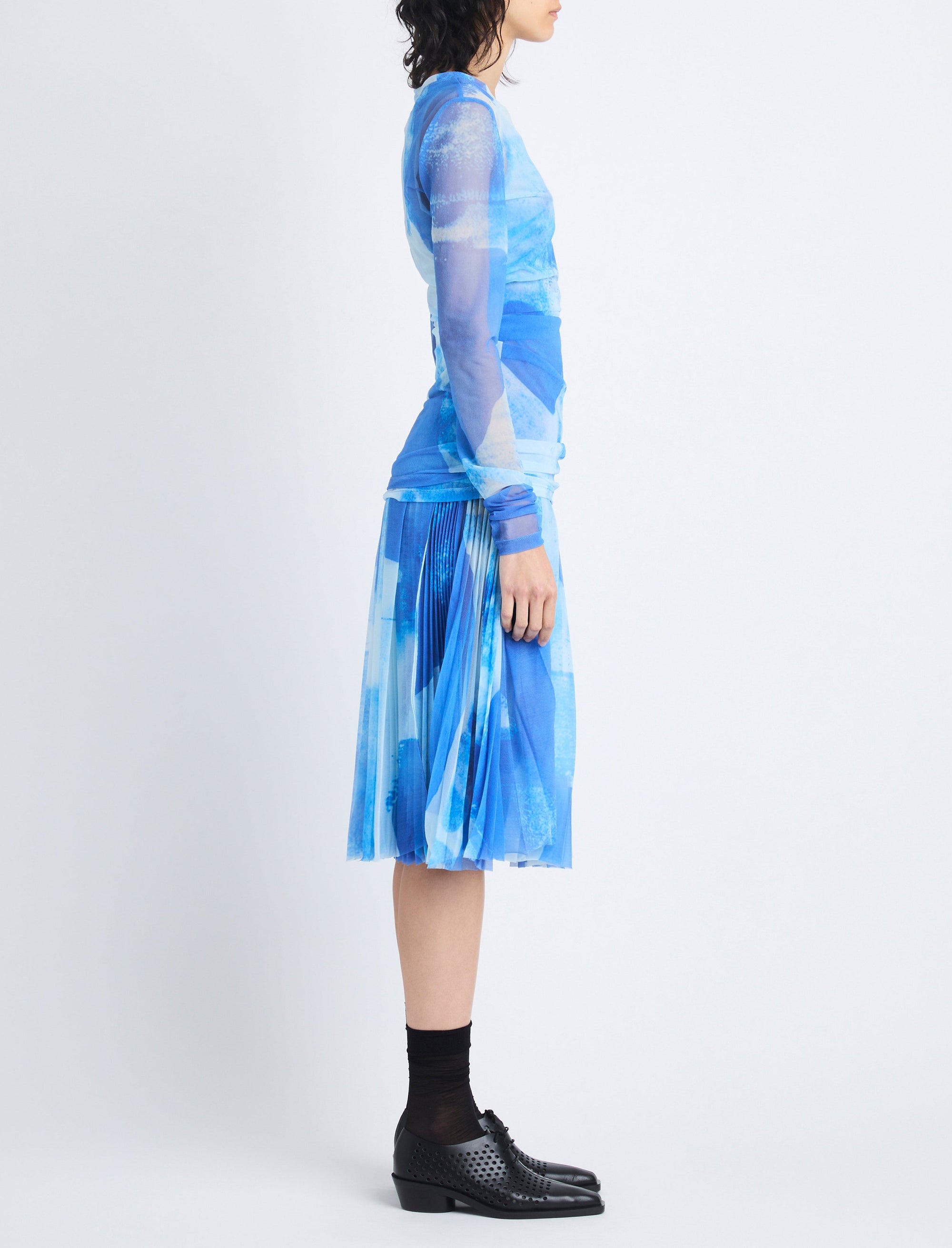 Jupe fluide Judy - Cerulean