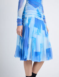 Jupe fluide Judy - Cerulean