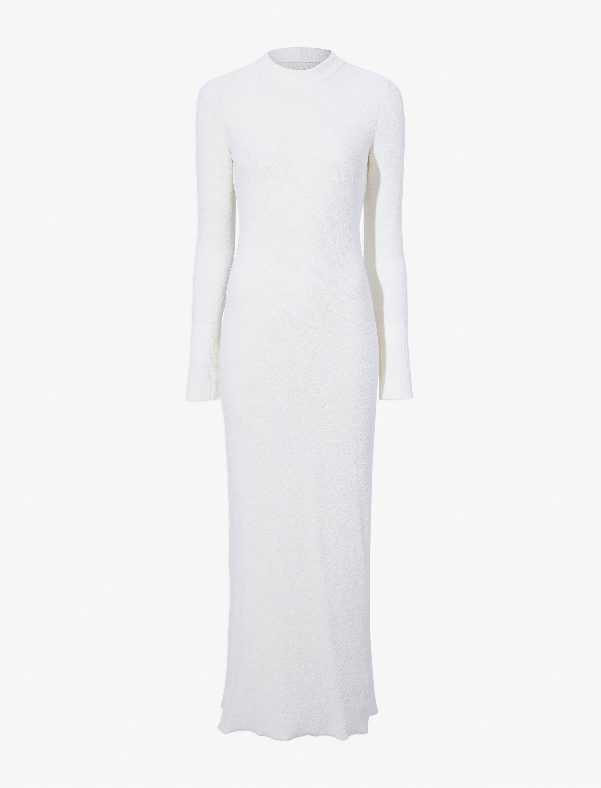Lara double knit dress - White
