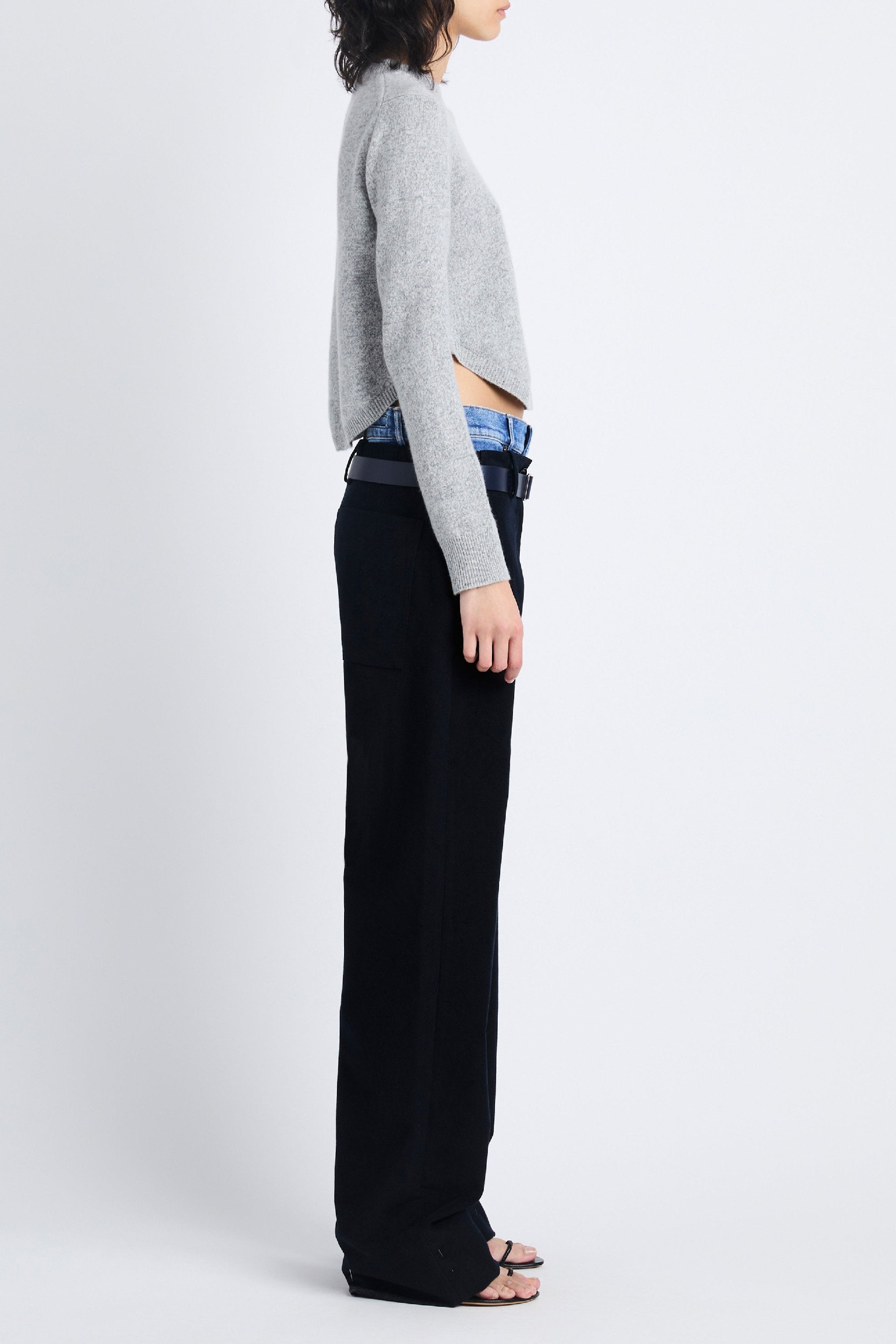 Pull Stella en cachemire - Grey Melange