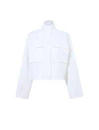 Veste courte à poches - Off White