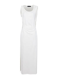 Robe Lynn en jersey de coton - White