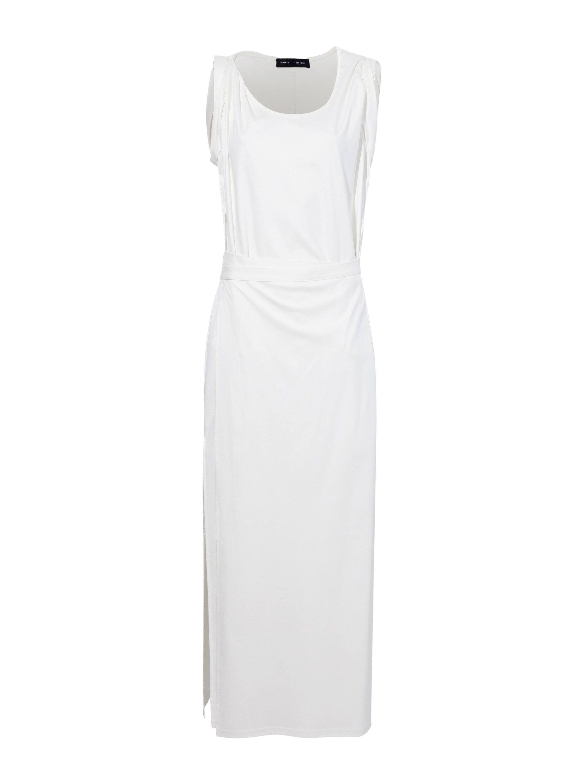 Robe Lynn en jersey de coton - White
