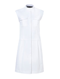 Robe Erica en sergé en coton - Off White