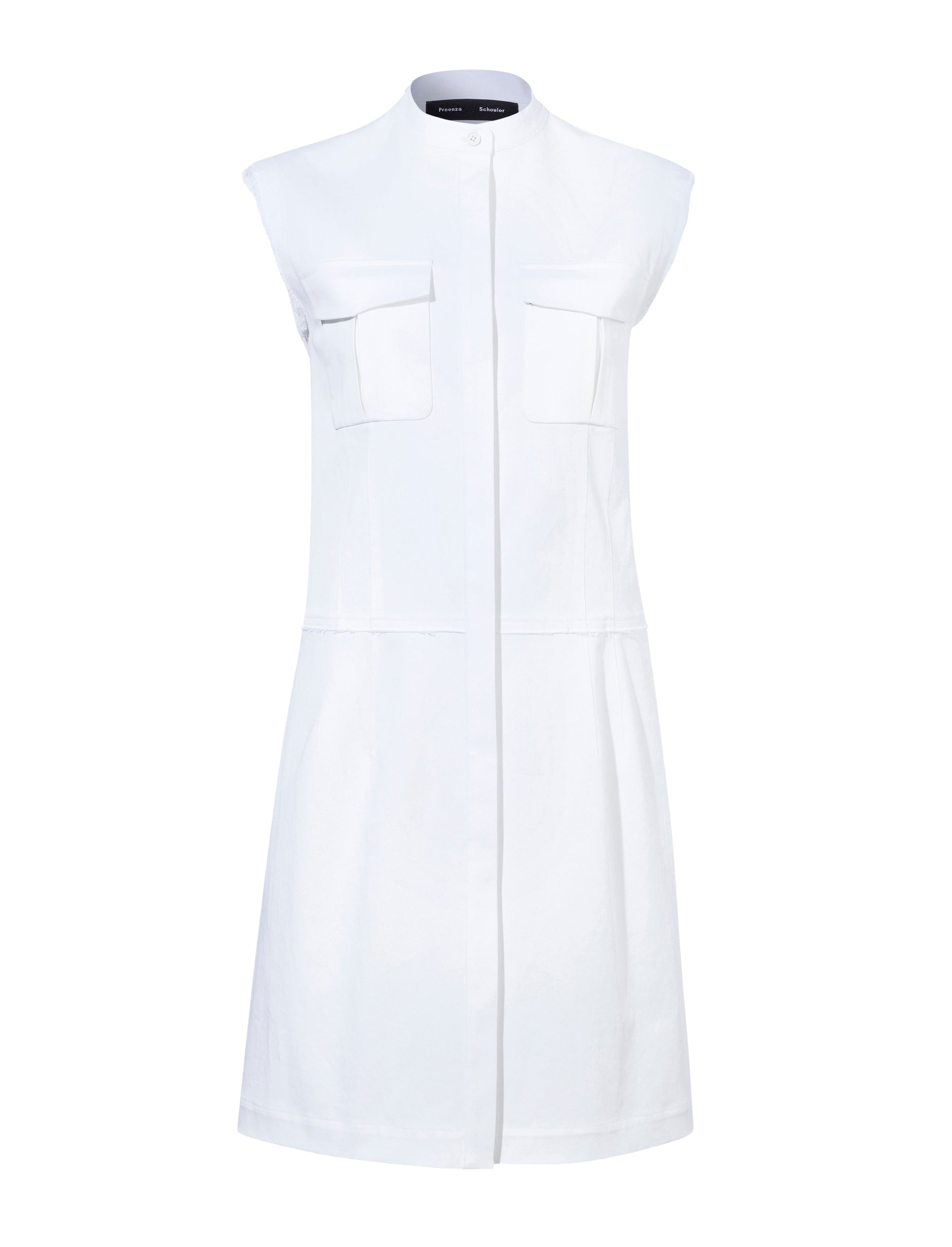Robe Erica en sergé en coton - Off White
