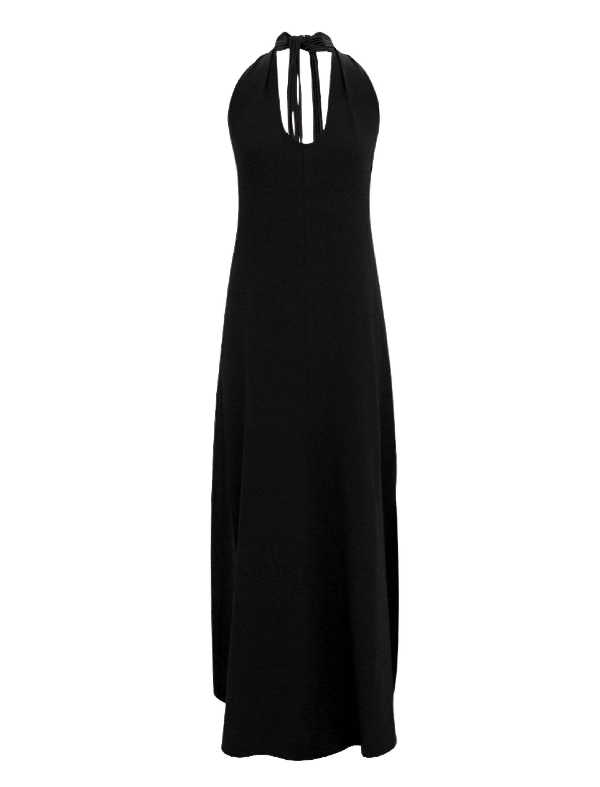 Robe fluide à dos nu - Black