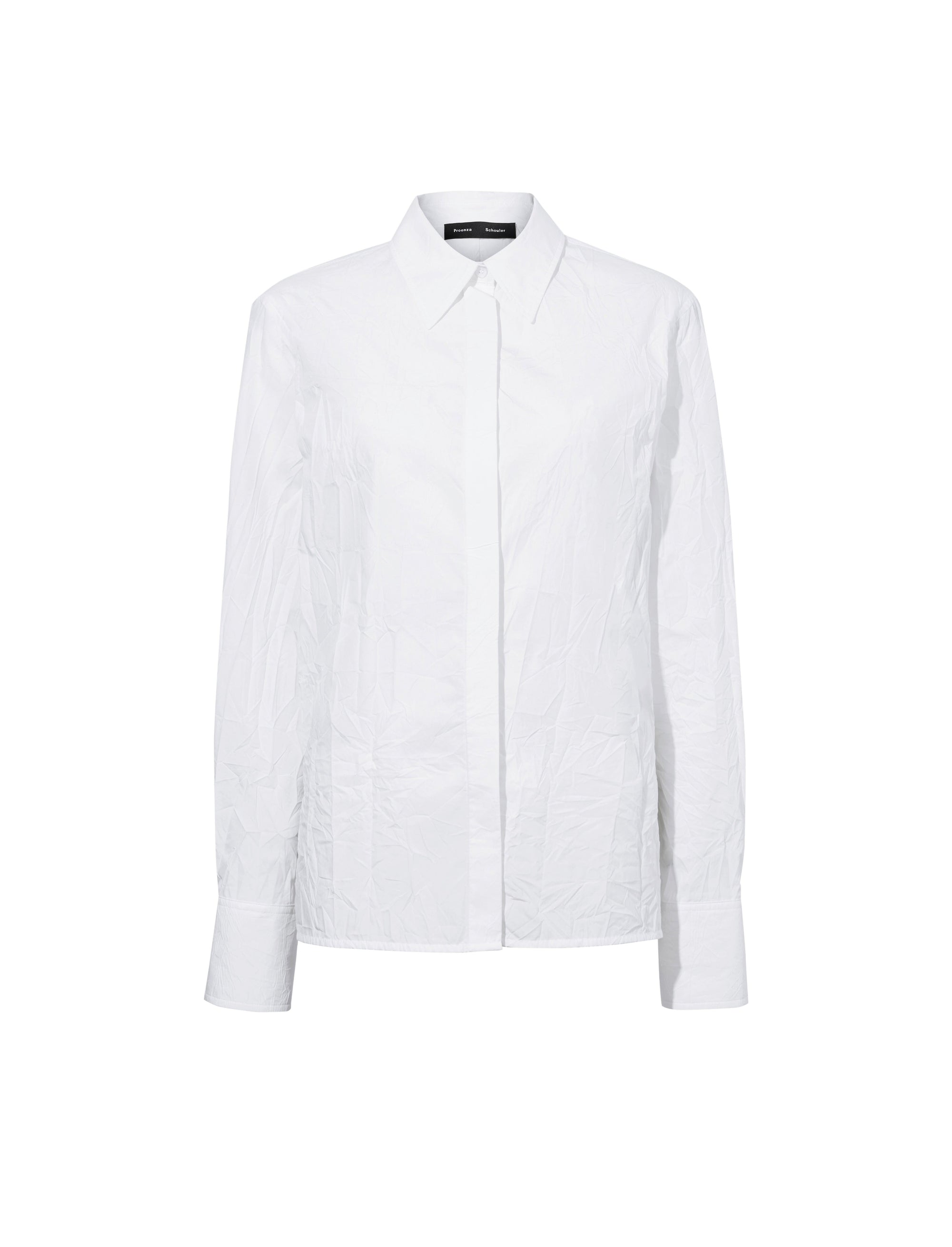 Chemise droite Allen en coton - White