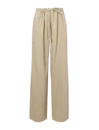 Pantalon Jade avec cordon de serrage en lin - Bronze